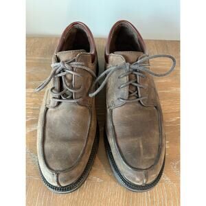 Cole Haan Country Brown Leather Oxford Shoes Men’s Size 8.5 Lace Up Moc Toe